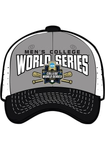 Omaha Mens Grey Grey 2024 CWS 3T Tampa Flex Hat