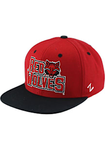 Arkansas State Red Wolves Red Z11 Mens Snapback Hat