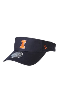 Drill Illinois Fighting Illini Mens Adjustable Visor - Navy Blue