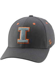 ZH Illinois Fighting Illini Flex Hat - Grey