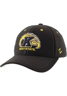 Kent State Golden Flashes Mens Black Backyard Flex Hat