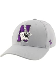 ZH Northwestern Wildcats Flex Hat - Grey