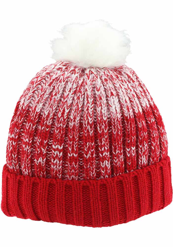 Ohio State Buckeyes Zephyr Womens Red Pom Knit Hat - 5354831
