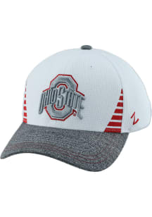 ZH Ohio State Buckeyes Flex Hat - White