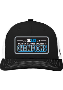 Oregon Ducks Black Big Ten Cross Country 2024 Champs Adjustable Hat