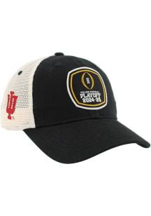 Indiana Hoosiers Black 2024 NCAA COLLEGE FOOTBALL PLAYOFF UNIVERSITY MESHBACK Adjustable Hat