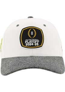 Oregon Ducks White 2024 NCAA COLLEGE FOOTBALL PLAYOFF PRISTINE Adjustable Hat