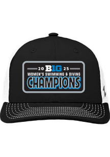 Ohio State Buckeyes Black 25 Big Ten Womens Swim &amp; Dive Tourney Champs LR Dakota Adjustable Hat