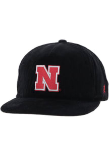 Nebraska Cornhuskers Hooey 5 Panel Big Logo Snapback Mens Snapback - Black