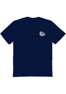 Vive La Fete Gonzaga Bulldogs Womens Navy Blue Impressions Short Sleeve T-Shirt