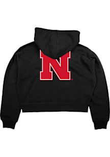 Nebraska Cornhuskers Womens Black Cloud Fleece Long Sleeve Full Zip Jacket