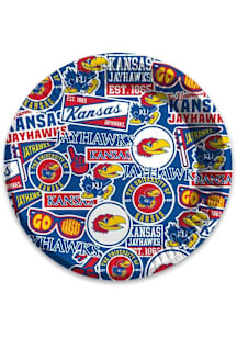 Kansas Jayhawks 7" Round Paper Plates