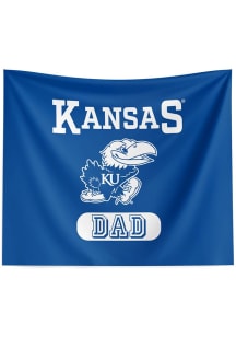 Kansas Jayhawks Dad 34x40 Tapestry Blanket