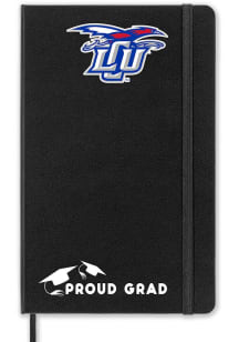Lubbock Christian University Chaps Proud Grad team logo Notebook and Folder - Black
