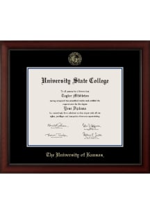 Kansas Jayhawks Embossed Lenox Diploma Frame - Brown