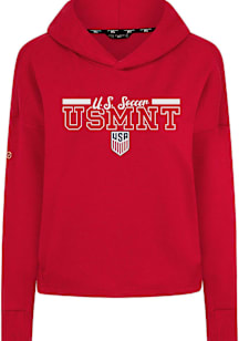 Levelwear USMNT Womens Red Sweet Vanguard Hooded Sweatshirt