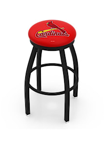 St Louis Cardinals Black Pub Stool - Black