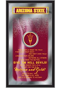Arizona State Sun Devils Fight Song Hanging Back Bar Mirror