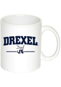 White Drexel Dragons Team Logo Ceramic Mug
