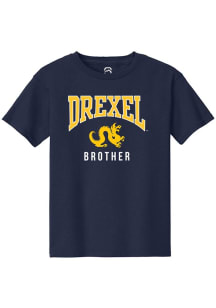Youth Drexel Dragons Navy Blue Summit Sportswear Brother Short Sleeve T-Shirt