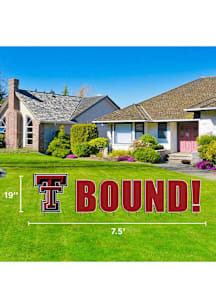 Texas Tech Red Raiders Large Bound Yard Sign - Red
