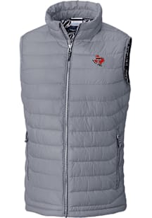 Columbia Texas Tech Red Raiders Mens Grey Heat Seal Powder Lite Sleeveless Jacket