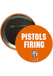 Oklahoma State Cowboys 3" Pistols Firing Button - Orange
