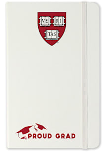 Harvard Crimson Proud Grad Notebook and Folder - White