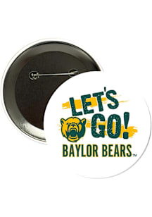 Baylor Bears 3" Lets Go Button - Green