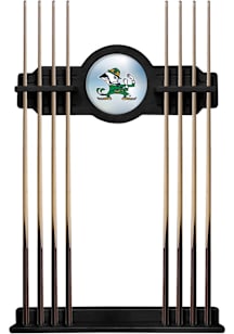 Notre Dame Fighting Irish Mascot Solid Wood Cue Rack Pool Table