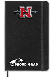 Nicholls State Colonels Proud Grad team logo Notebook and Folder - Black