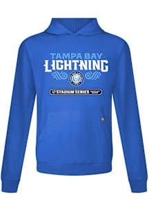 Levelwear Tampa Bay Lightning Mens Blue Relay Stacked 2026 Stadium Series Hood
