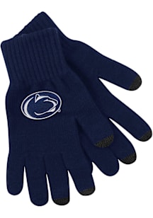Penn State Nittany Lions LogoFit Smart Touch Mens Gloves - Navy Blue
