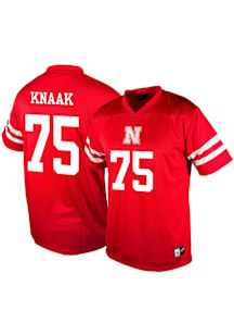 Genuine Collective Nebraska Cornhuskers Red NIL Football Jersey