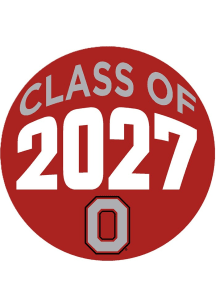 Red Ohio State Buckeyes 3&quot; Class of 2027 Button