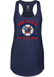Summit Sportswear Wichita Wind Surge Womens Navy Blue Soft Arch Tank Top