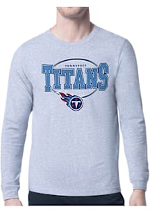 Starter Tennessee Titans Grey Team Track Long Sleeve T Shirt
