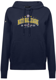 Levelwear  Womens Navy Blue Adorn 25 MLB ASG Hooded Sweatshirt