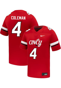 Mikah Coleman Nike Mens Red Cincinnati Bearcats Football NIL Name And Number Football Jersey