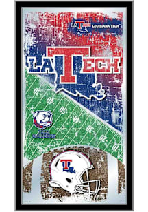 Louisiana Tech Bulldogs Football Hanging Back Bar Mirror