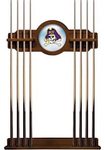 East Carolina Pirates Solid Wood Cue Rack Pool Table