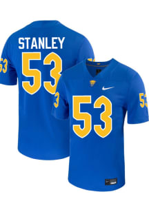 Kendall Stanley  Mens Blue Pitt Panthers Football Name And Number Football Jersey