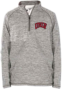UNLV Runnin Rebels Youth Grey Mathew Long Sleeve Quarter Zip Shirt