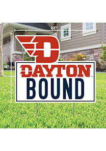 Dayton Flyers School Bound Yard Sign - White