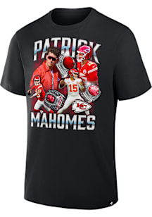 Patrick Mahomes Kansas City Chiefs Black Patrick Mahomes Legacy Cotton Short Sleeve Fashion Player..