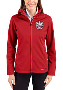 Cutter and Buck Indiana Hoosiers Womens Crimson 2025 CFP National Champions Evoke Light Weight Jac..