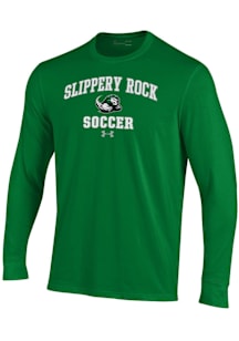 Under Armour Slippery Rock Green Soccer Performance Long Sleeve T Shirt