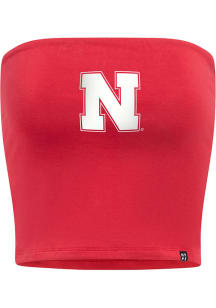 Womens Nebraska Cornhuskers Red Hype and Vice Tube Top Tank Top