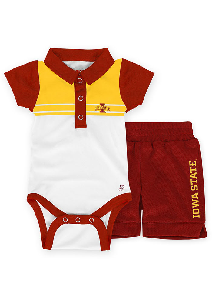 Iowa State Cyclones Infant Cardinal Camden Set Top and Bottom