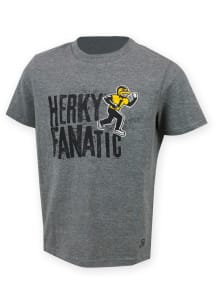 Iowa Hawkeyes Youth Grey Huron Short Sleeve T-Shirt